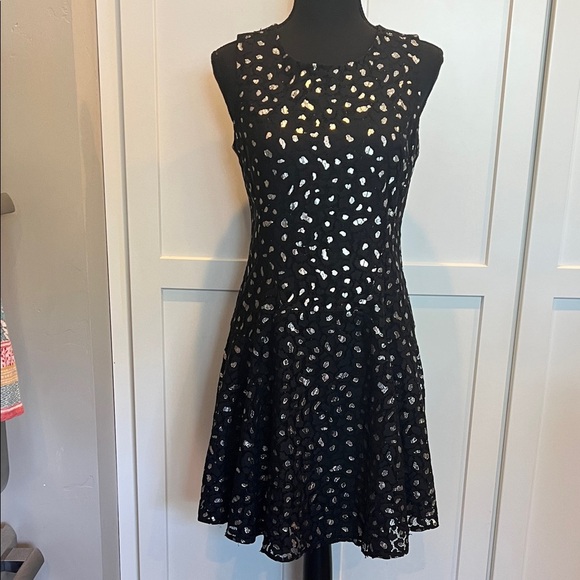 Tommy Hilfiger Dresses & Skirts - Tommy Hilfiger Black and Silver Mini Dress 8P